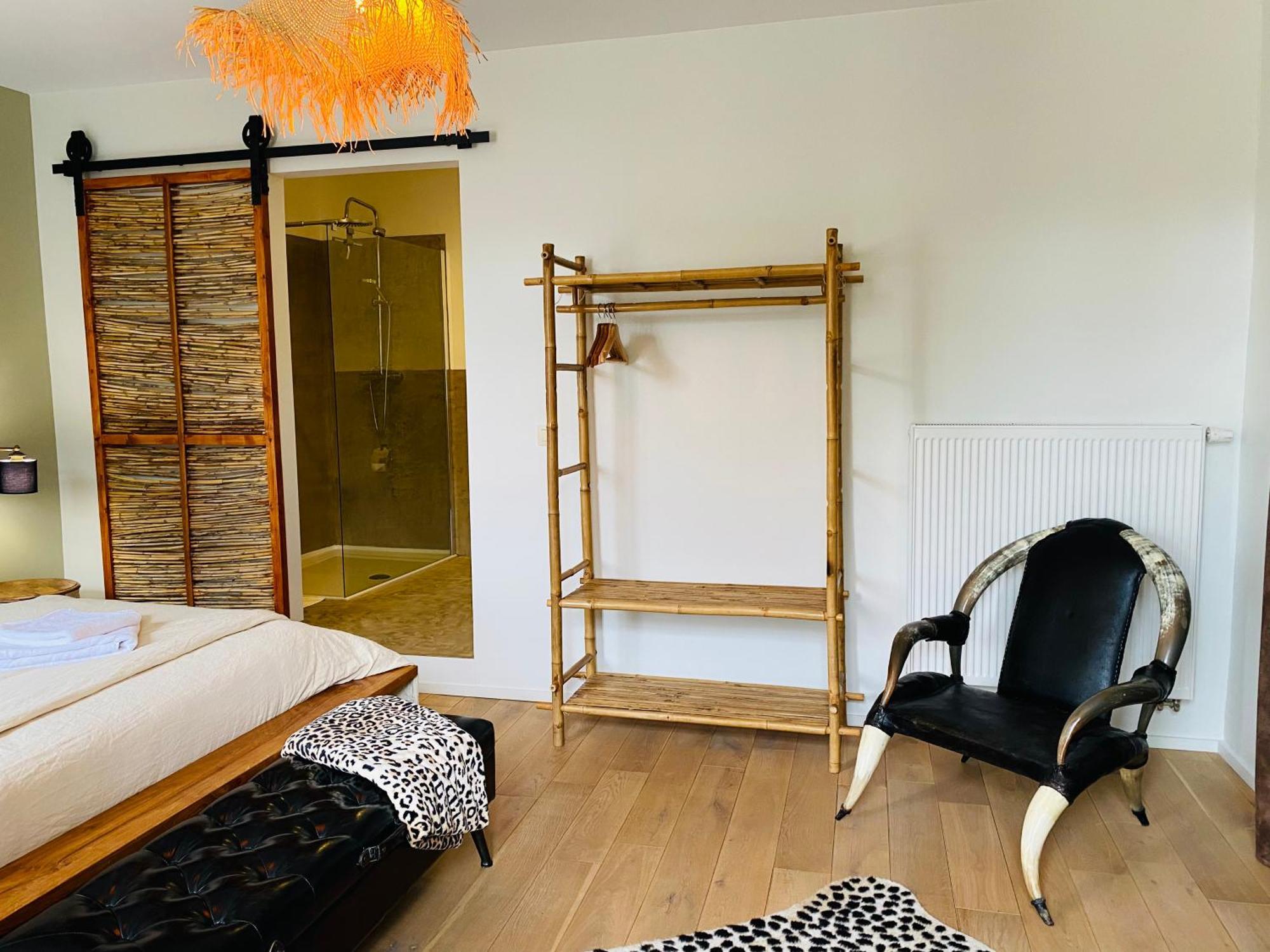 Bed and Breakfast Aux Berges du Libre Felines-Termenes Zimmer foto