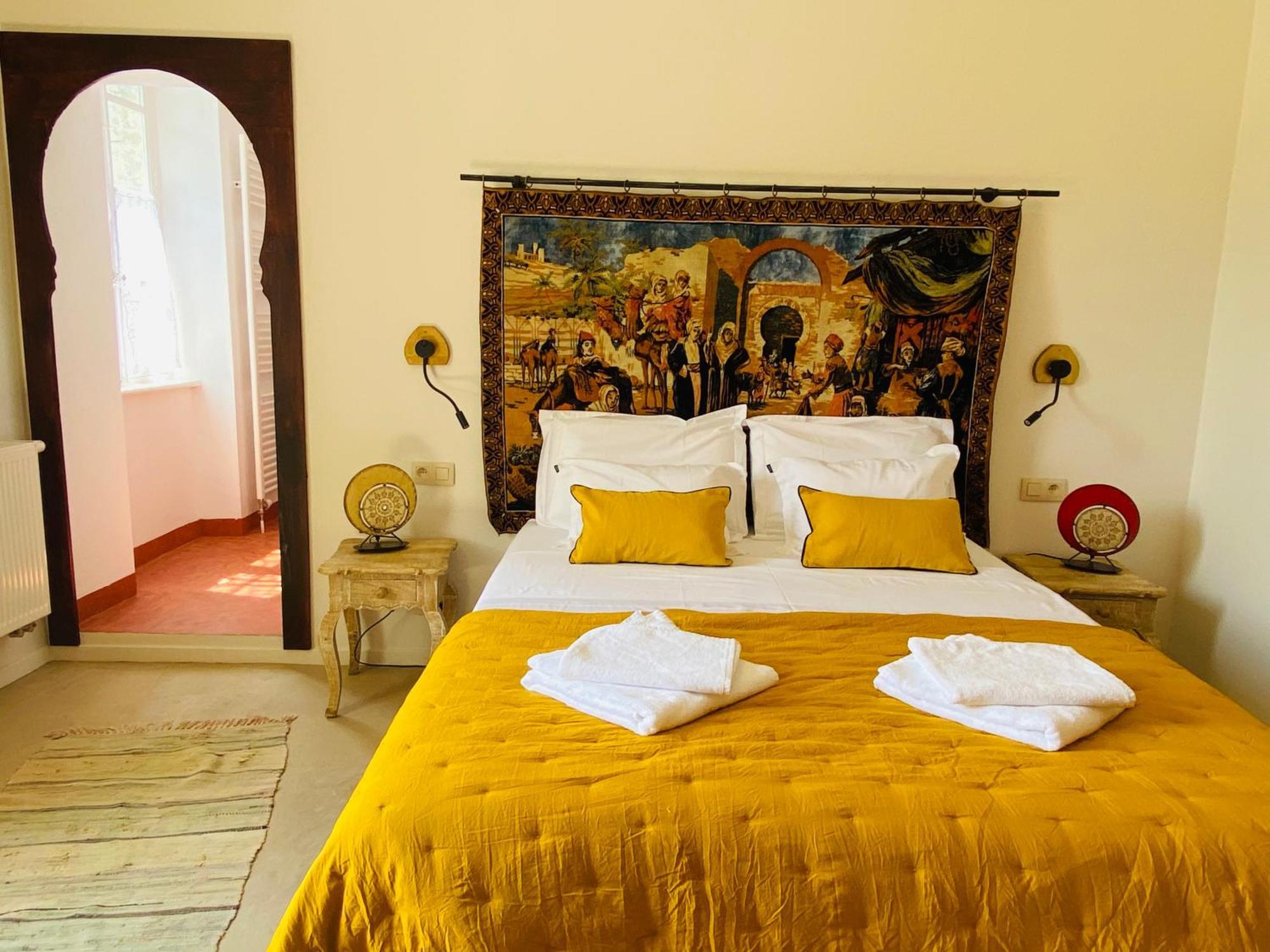 Bed and Breakfast Aux Berges du Libre Felines-Termenes Zimmer foto